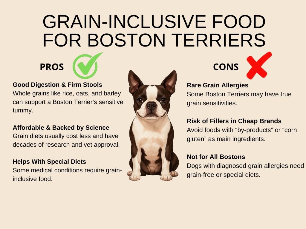 Pros and Cons of Grain-Inclusive Dog Food