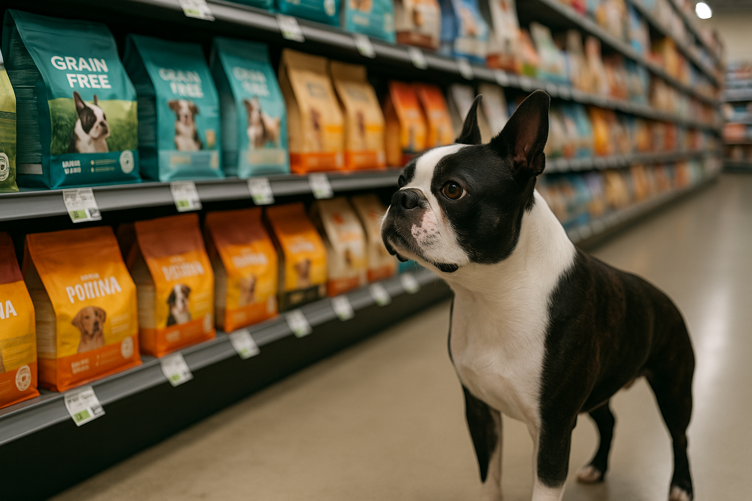 Grain or grain free dog food for boston terriers