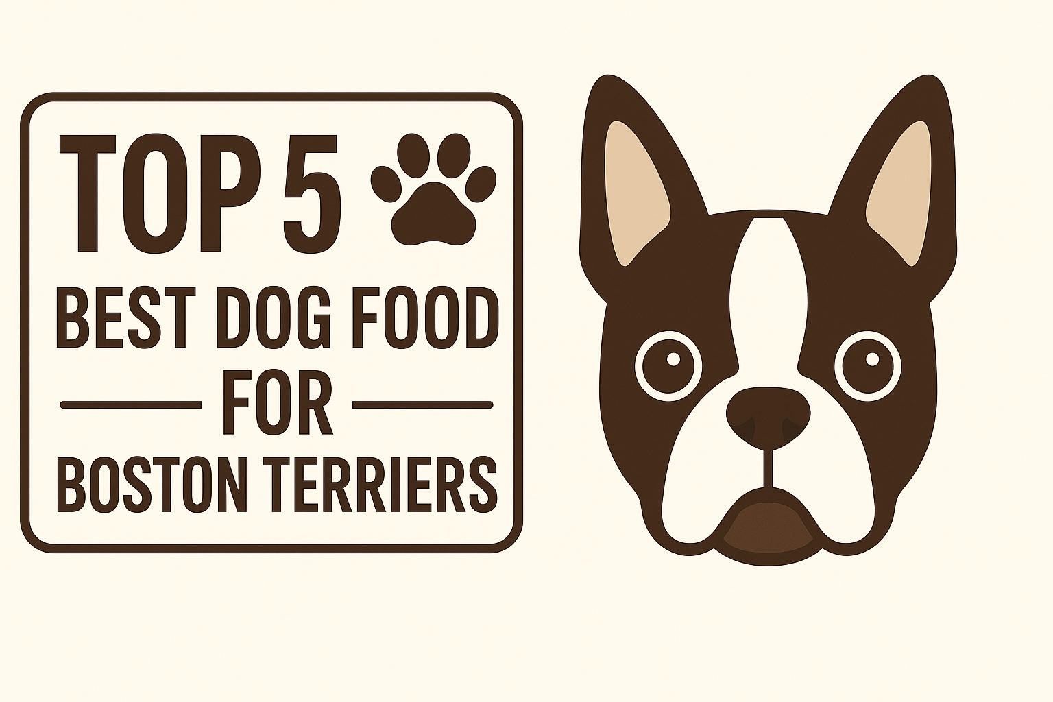 Top 5 Best Food for Boston Terriers